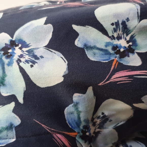 Zara Woman floral design Pants Size S - Picture 4 of 10